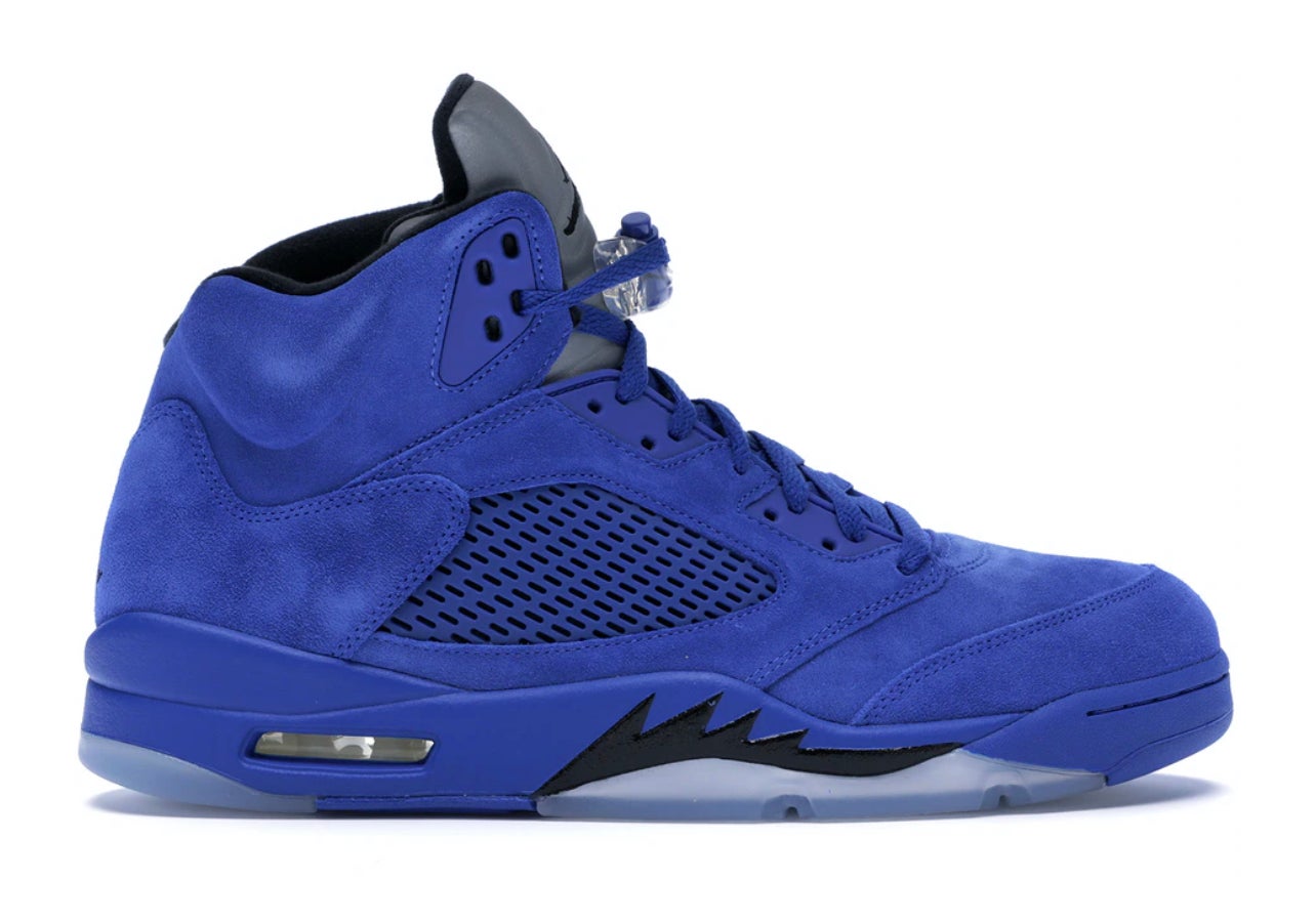 Jordan 5 Retro Blue Suede | N4E1