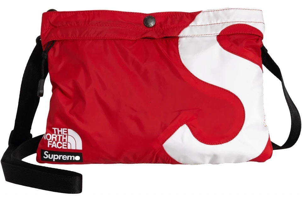 Supreme The North Face S Logo Shoulder Bag Red | N4E1